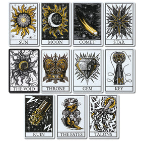 Game Master's Merchant Deck of Many Things cards ready for 5e sessions