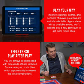 Family game session with GAME NIGHT MEDIA Soundtrack Trivia for all ages