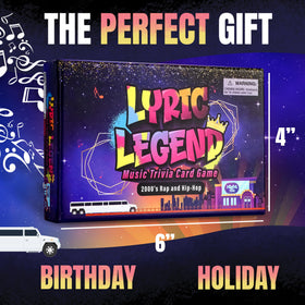 Game That Song Lyric Legend gift-ready box with two 75-card stacks