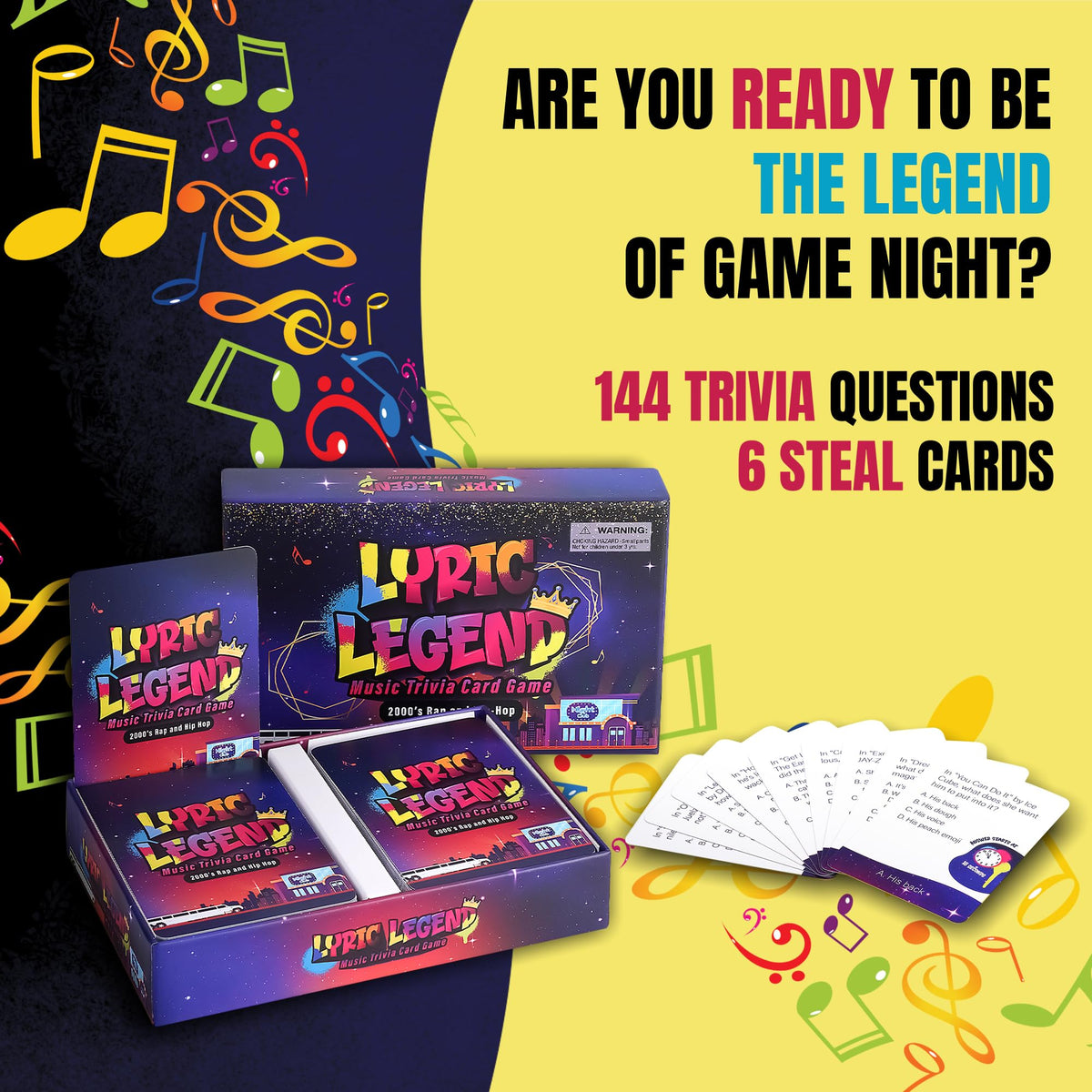 Game That Song Lyric Legend Spotify playlist complements the trivia