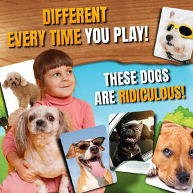 Game That Song Name That Puppy cards, simple rounds for quick family play