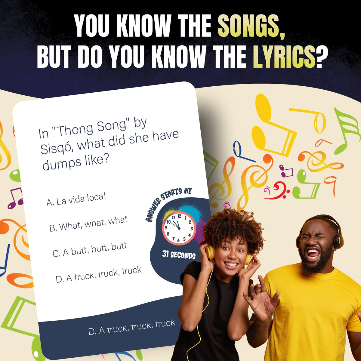 Game That Song Spotify playlist included for authentic listening.