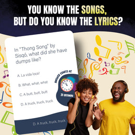 Game That Song Spotify playlist included for authentic listening.