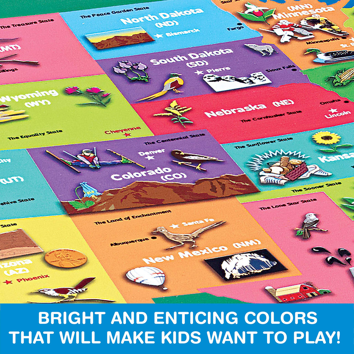 Game Zone Great States fun cards introduce playful prompts to boost interaction.