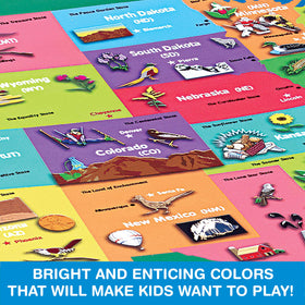 Game Zone Great States fun cards introduce playful prompts to boost interaction.