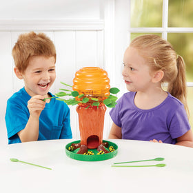Game Zone Honey Bee Tree leaves pack shows removable pieces for play