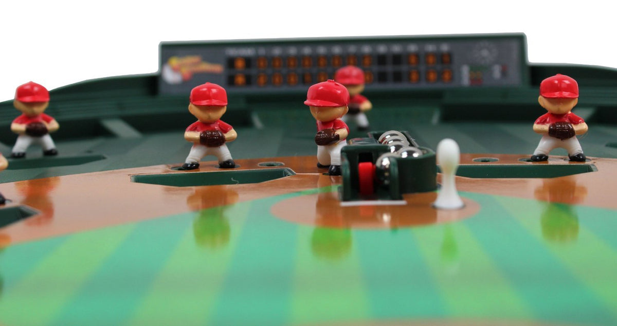 Game Zone Super Stadium infield magnets moving the ball across the field