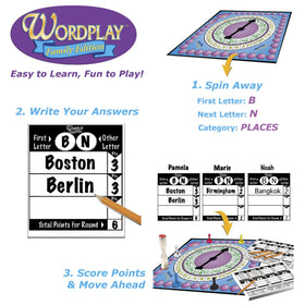 Game Development Group Wordplay players in action on the board.