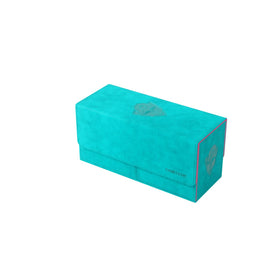 Gamegenic Academic 133+ XL deck box in teal and pink for portable card storage