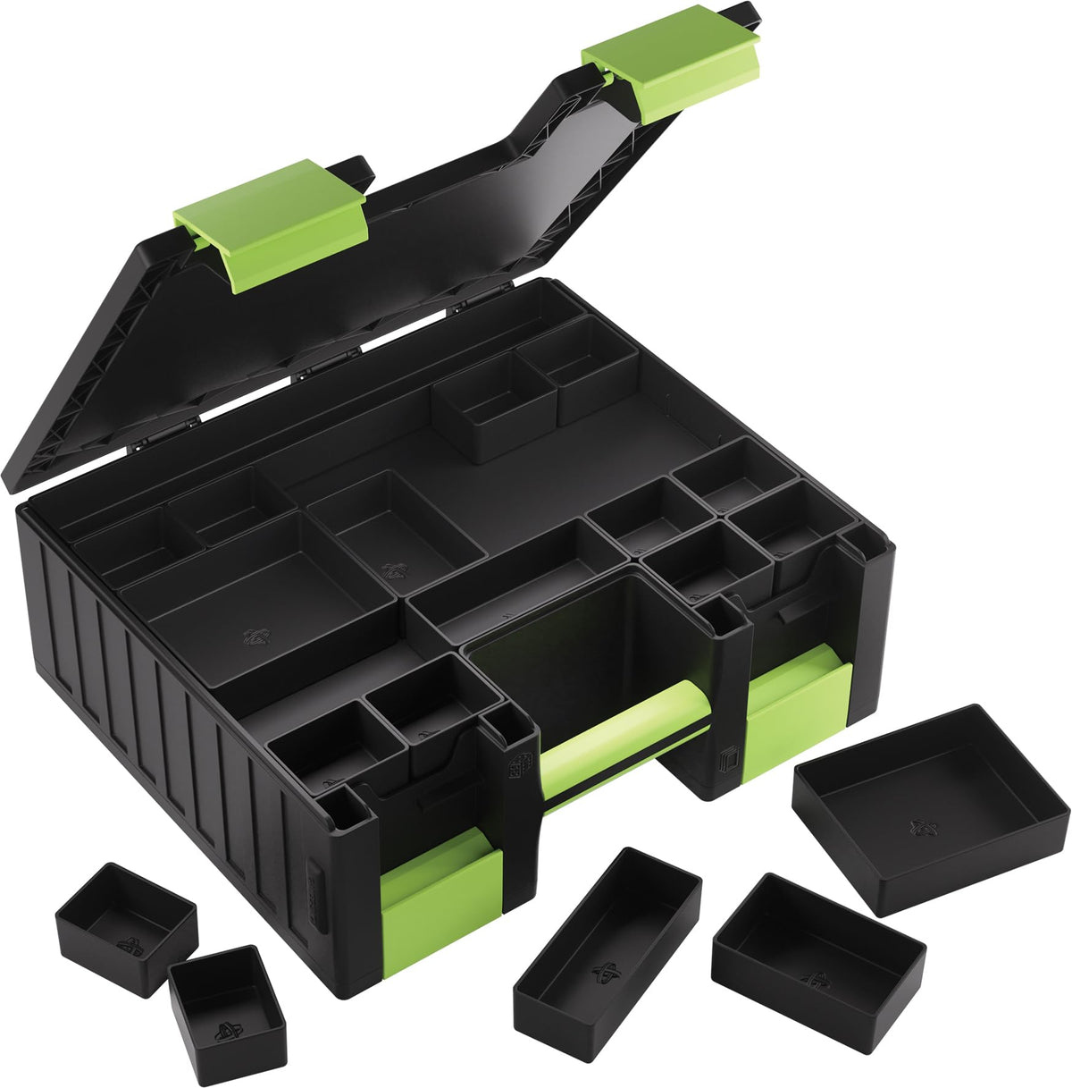Gamegenic Game Castle's robust clip-closure keeps contents secure during transport.