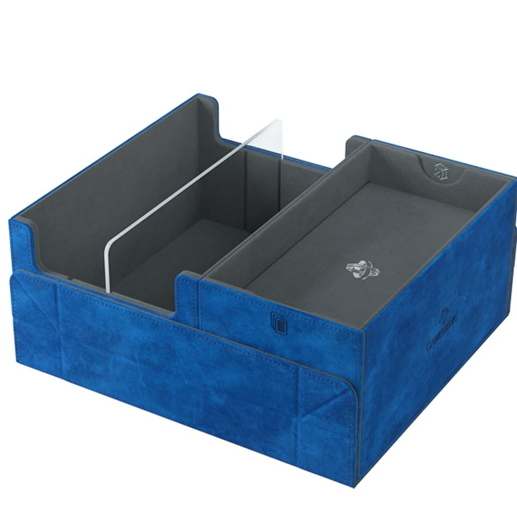 Gamegenic Lair shows hidden drawers for easy access to sleeved decks.