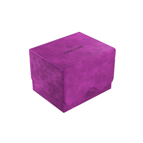 GameGenic Sidekick 100+ XL purple card box magnets providing secure closure during play.