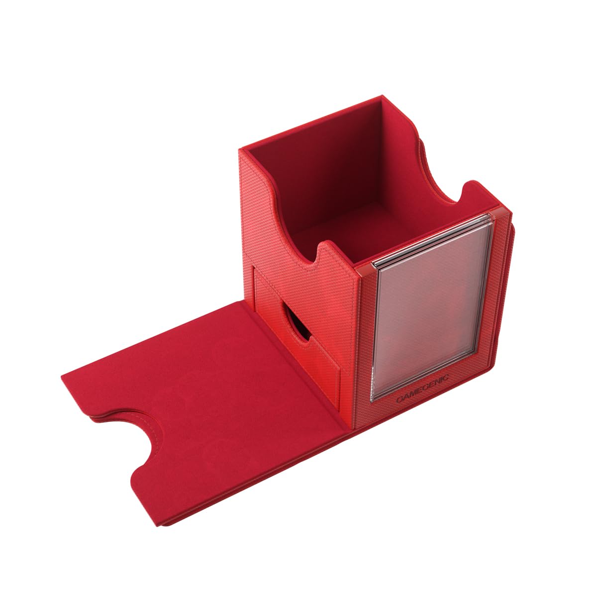 Gamegenic Sidekick Pro 100+ XL inner microfiber lining protects cards during transport.