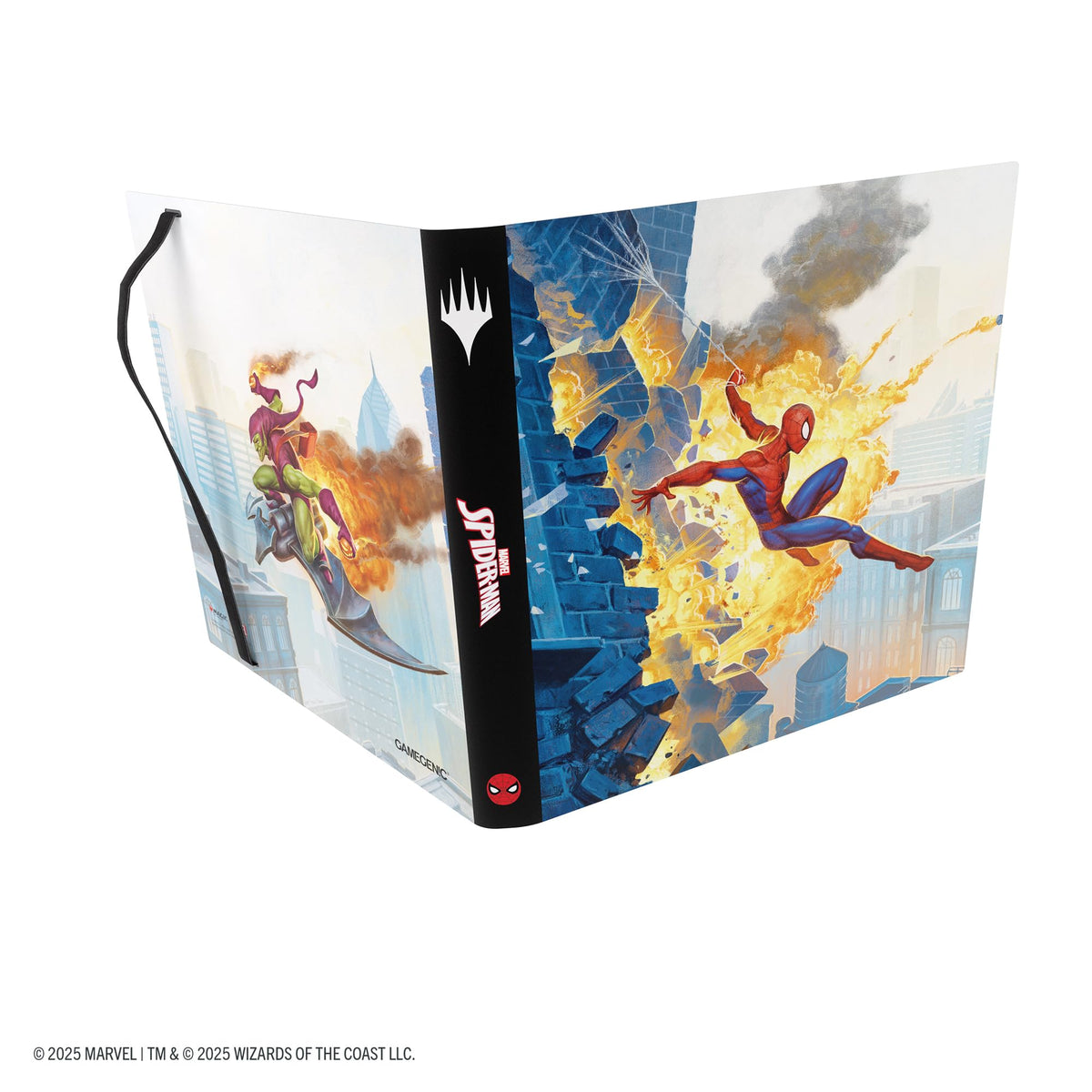 Gamegenic Marvel binder interior with 20 pages, stores up to 480 sleeved cards.