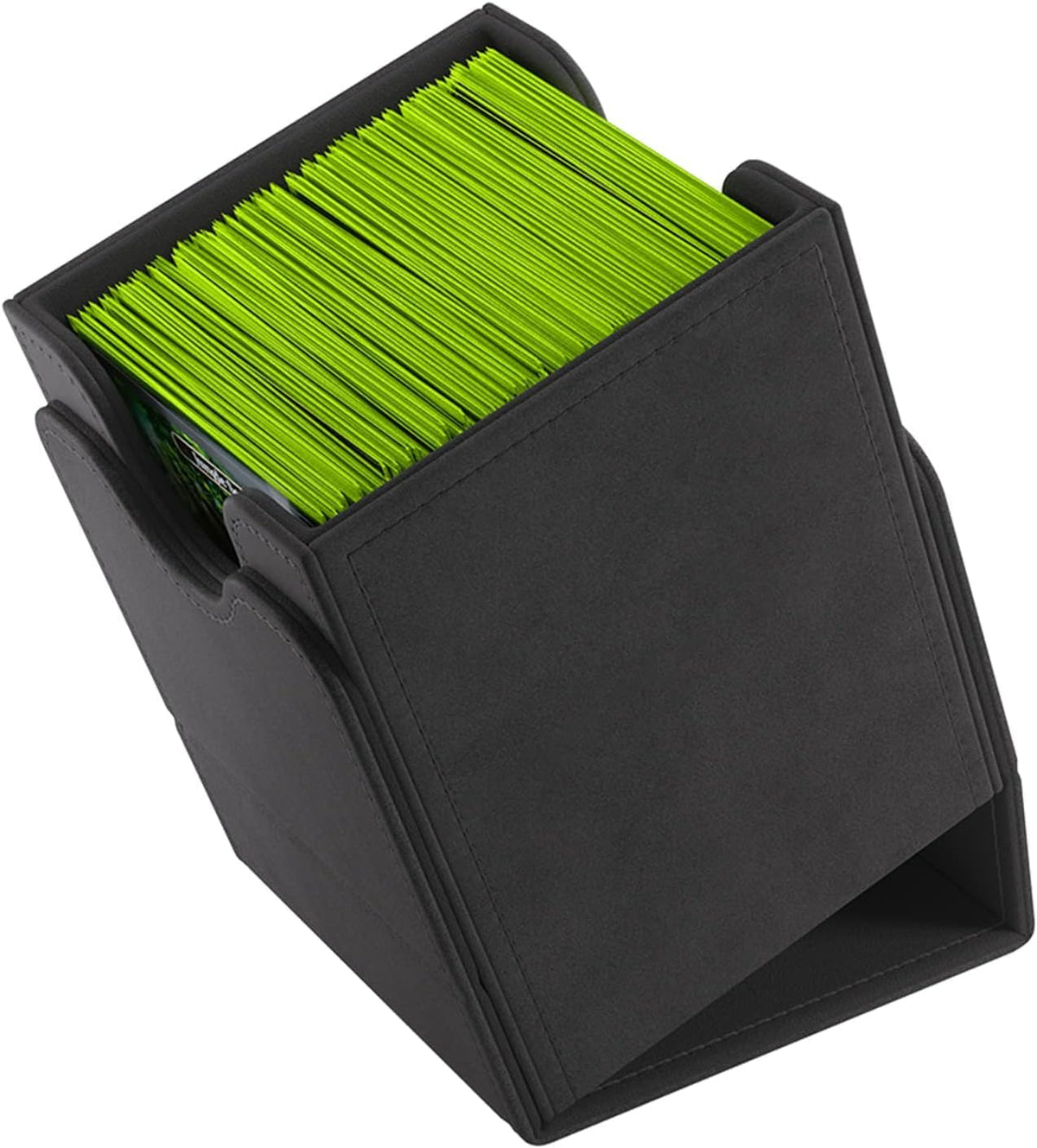 Accommodates up to 100 double-sleeved cards in the Gamegenic Squire XL.