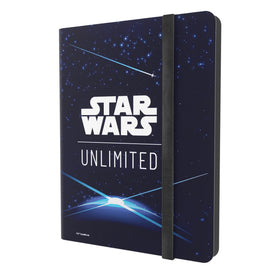 Gamegenic Star Wars Unlimited Casual Album with blue cover holds up to 360 cards.