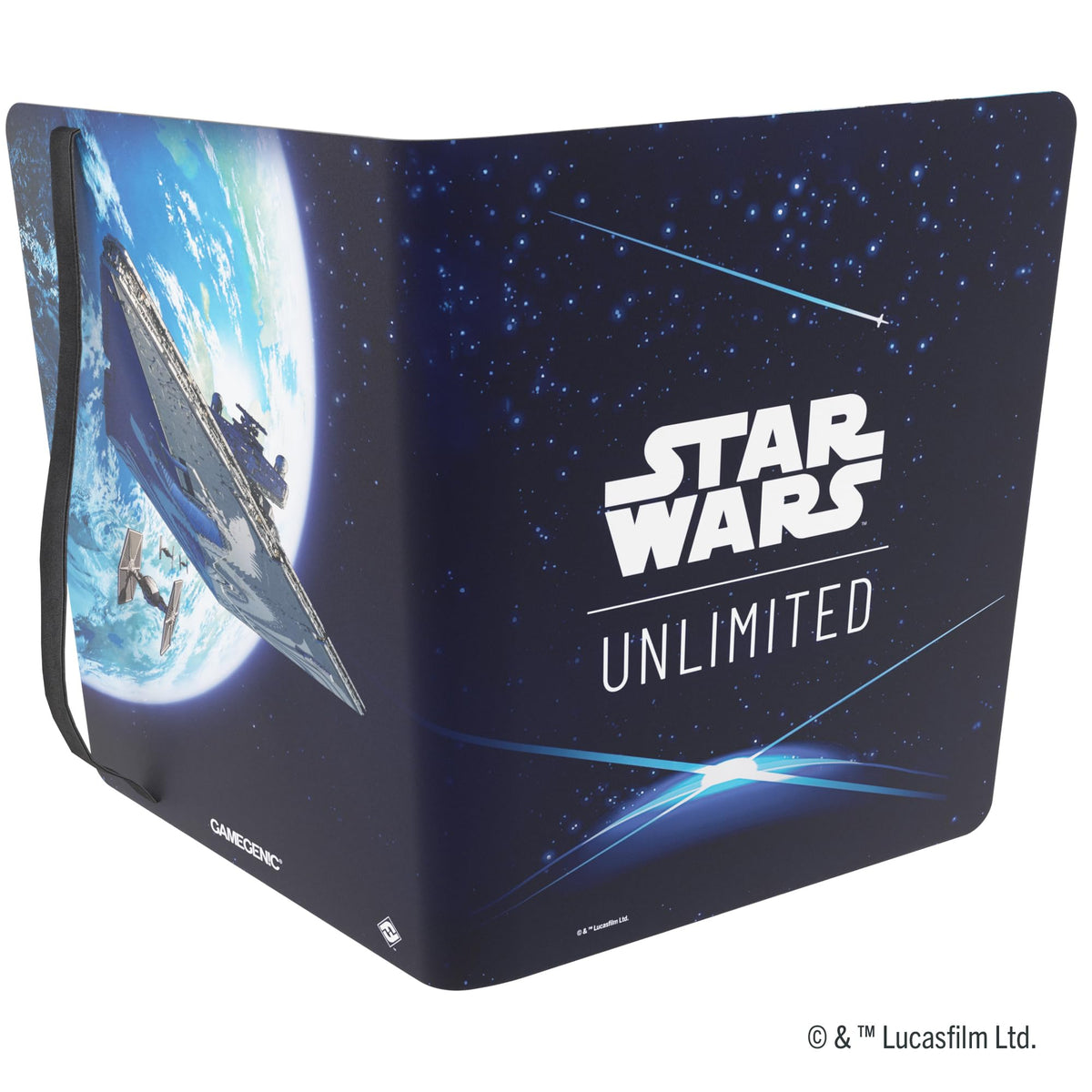 Gamegenic Star Wars Unlimited Casual Album side-loading pockets provide secure card storage.