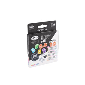 Gamegenic Star Wars Unlimited Premium Tokens PRO, double-sided design for clearer tracking and immersive play.