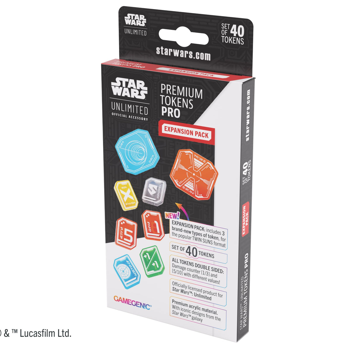 Gamegenic Star Wars Unlimited sentinel token—adds protection indicators for smarter play.