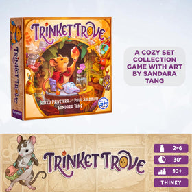 GameHead Trinket Trove cards in drafting move during a quick strategy round