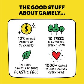 Gamely Six Second Scribbles family game night setup ideal for gatherings