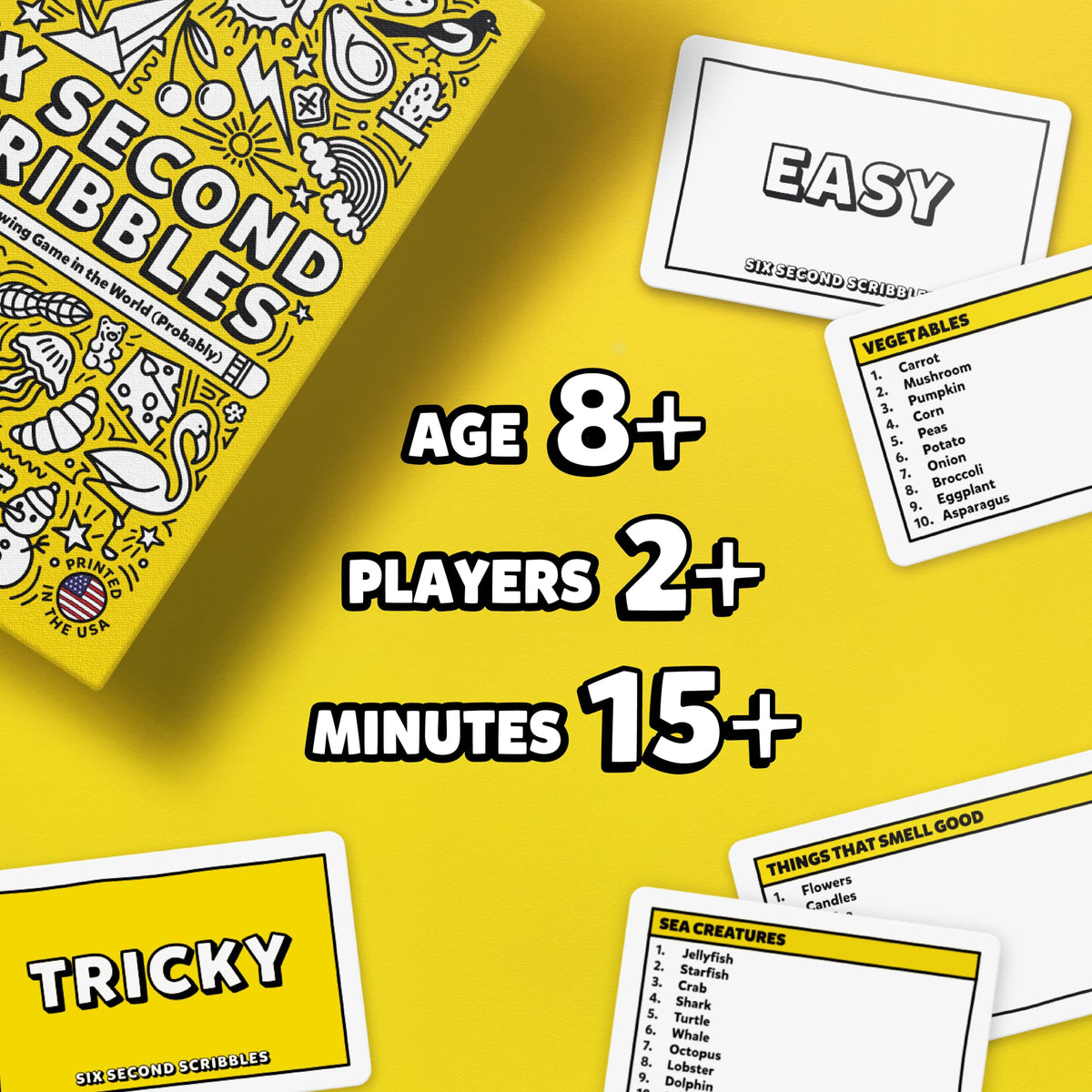 Gamely Six Second Scribbles group drawing session for family fun