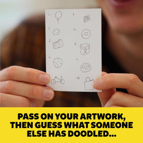 Gamely Six Second Scribbles minute-timer in action boosts challenge excitement