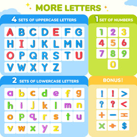 GAMENOTE double-sided magnetic writing board for practicing letters and writing anywhere