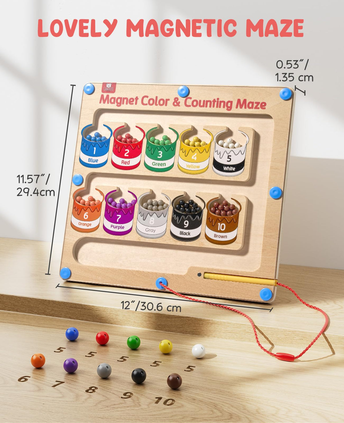 GAMENOTE gift-ready packaging makes a thoughtful Montessori-inspired gift for preschoolers.