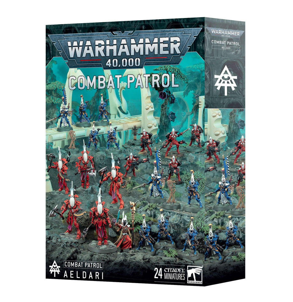 Games Workshop Aeldari Combat Patrol miniatures for a ready-to-play starter force in Warhammer 40,000