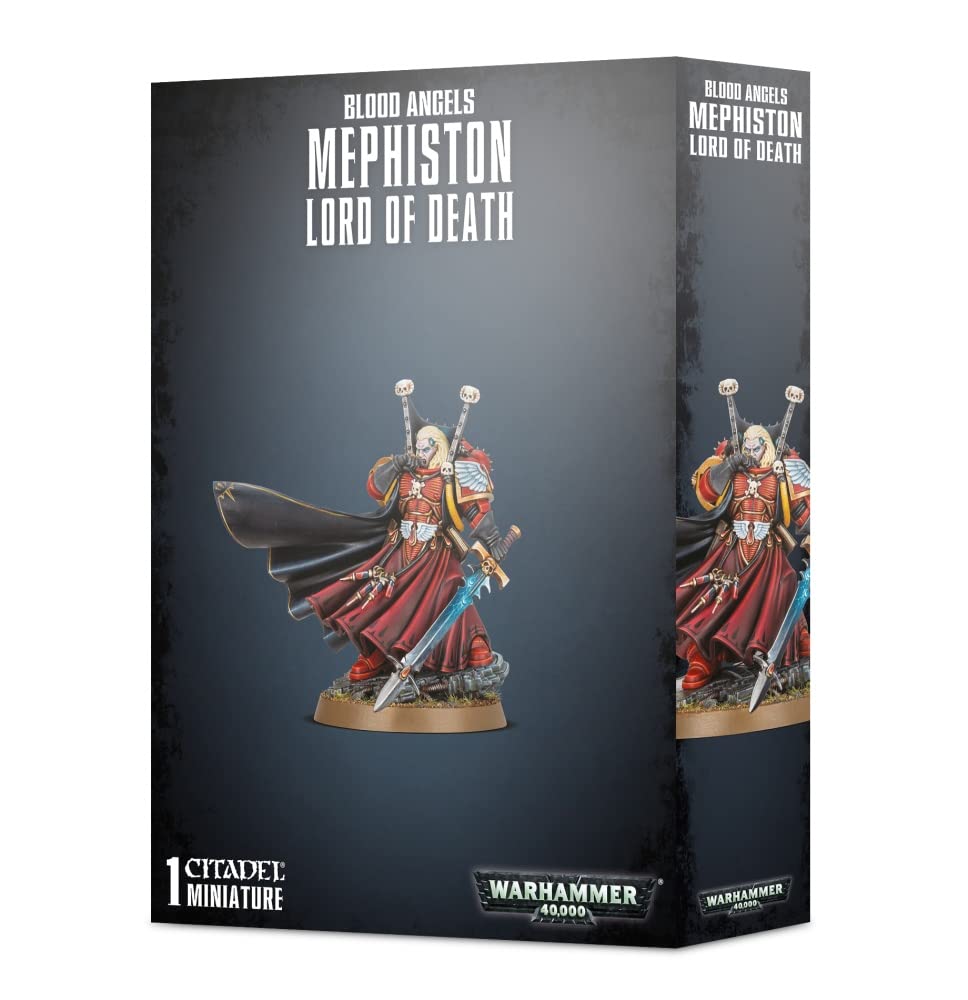 Games Workshop Blood Angels Mephiston Lord of Death miniature ready for tabletop battles