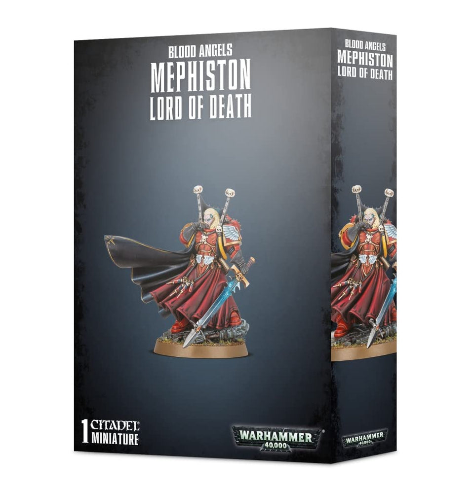 Games Workshop Blood Angels Mephiston Lord of Death miniature ready for tabletop battles