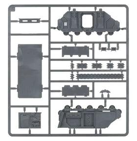 Games Workshop Chaos Rhino diorama shot highlighting army transport on table