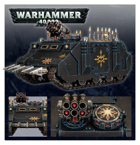 Games Workshop Chaos Rhino rear view with emphasis on transport capacity