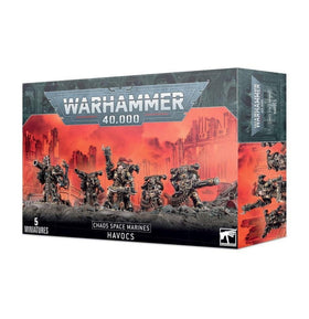 Games Workshop Chaos Space Marines Havocs unpainted figures ready for painting and personalization