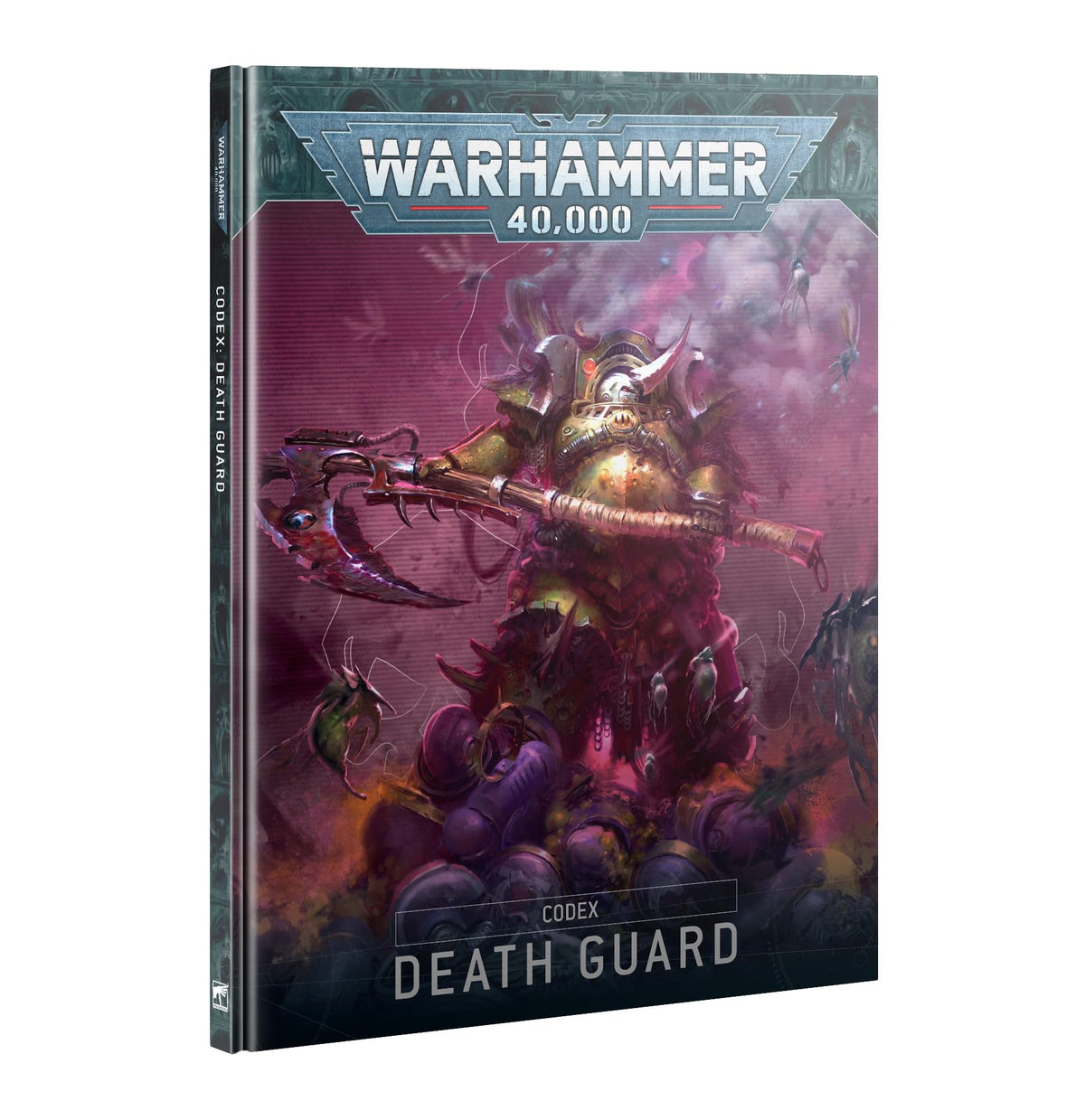 Games Workshop Codex Death Guard interior art and datasheets, great for hobbyists planning armies.