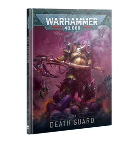 Games Workshop Codex Death Guard interior art and datasheets, great for hobbyists planning armies.