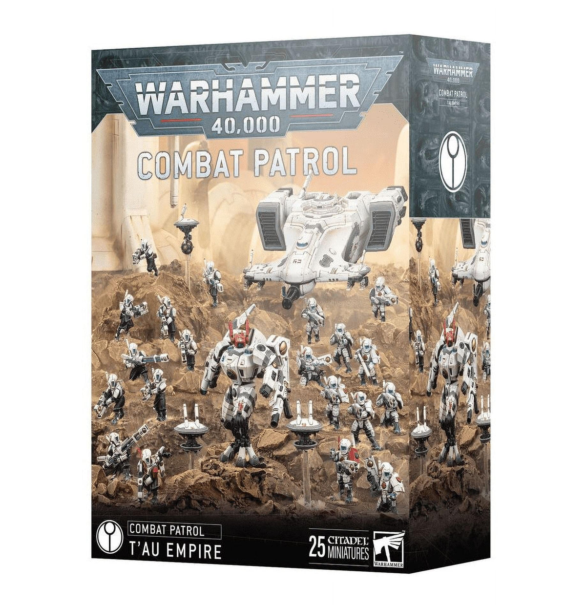 Tau Empire squad miniatures from Games Workshop ready for painting and tabletop clashes.