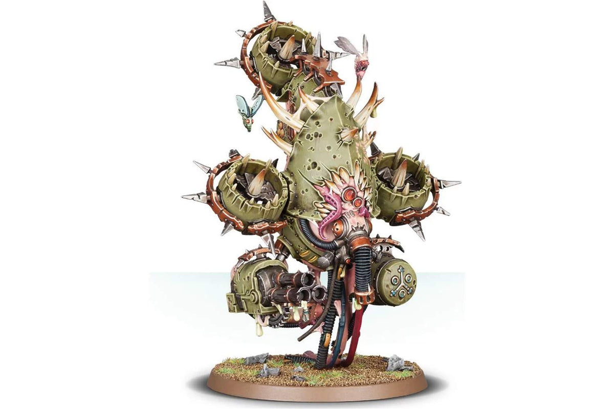 Back detail shows stretched skin and machinery on the drone