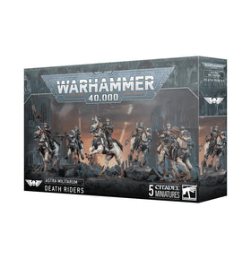 Games Workshop Death Riders transfer sheet shown for squad personalization.