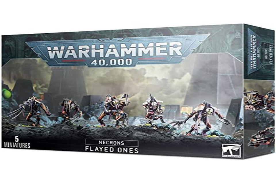 Games Workshop Flayed Ones battle pose for tabletop gaming and display