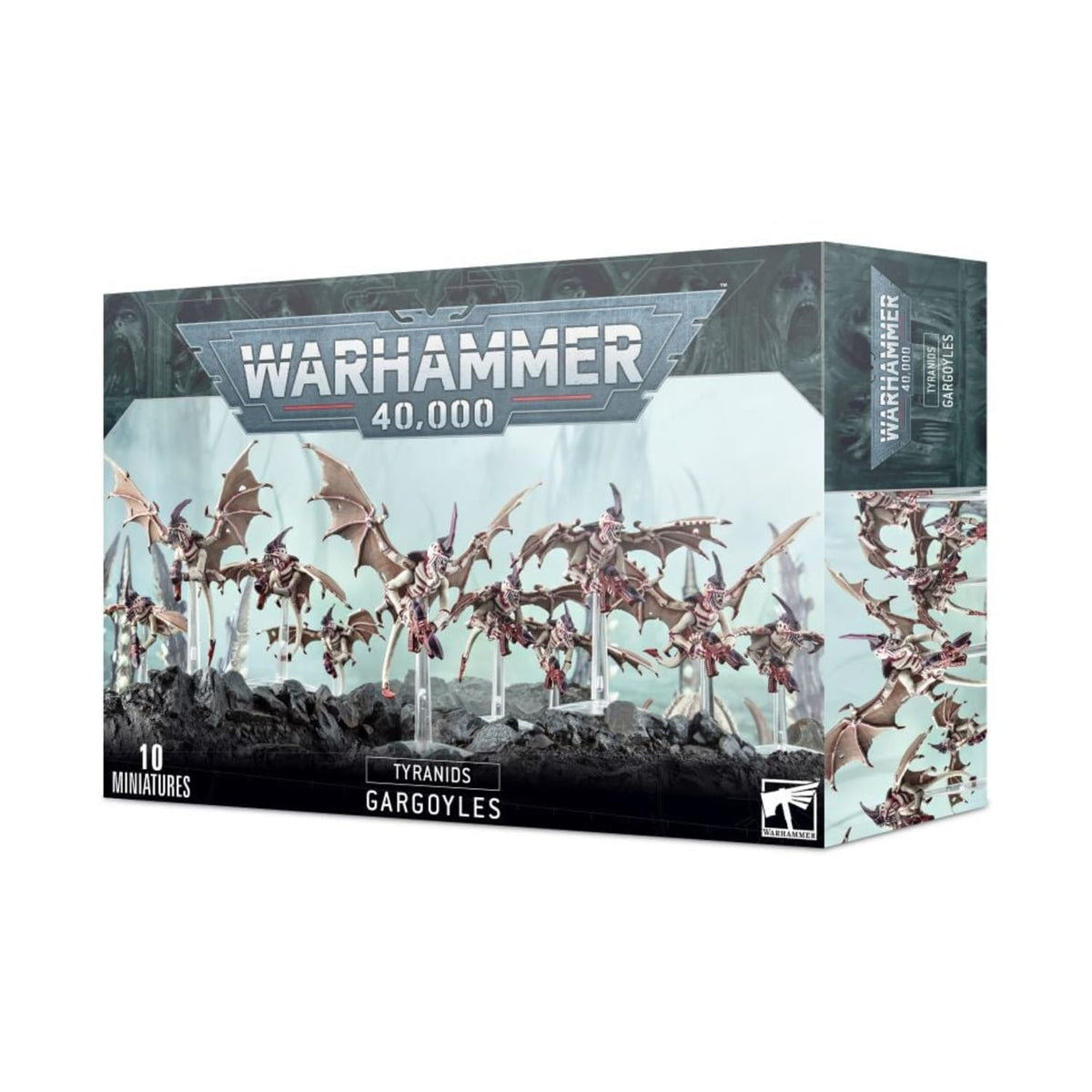 Games Workshop Gargoyle Brood Tyranids figure, front view for painting and display.