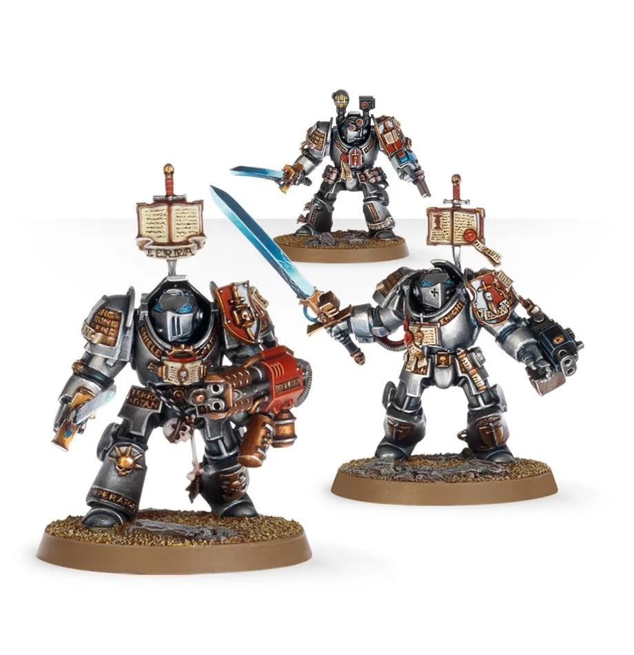 Games Workshop Grey Knights base 40mm image ensures sturdy support for battles.