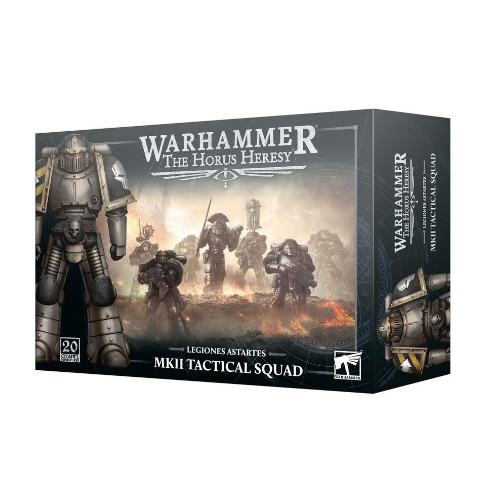 Games Workshop Horus Heresy MKII Tactical Squad miniatures for tabletop battles and hobby painting