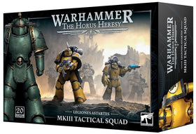 Games Workshop Horus Heresy MK III Tactical Squad assembly close-up for hobbyists.