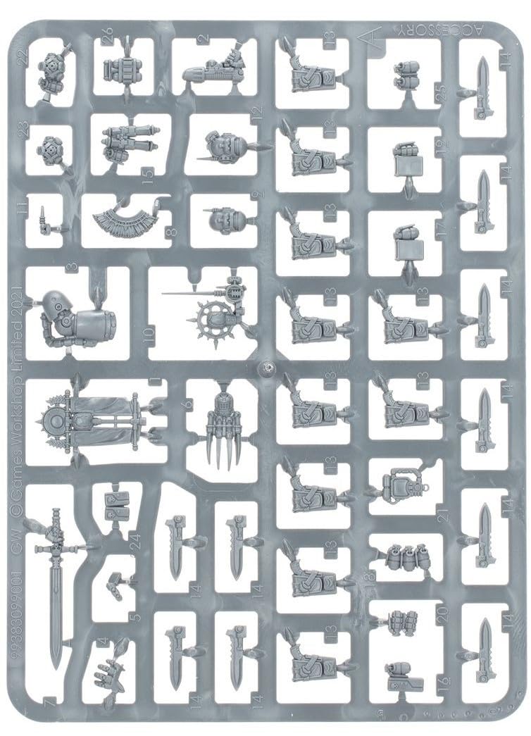 Games Workshop Horus Heresy MK III Tactical Squad unpainted miniatures ready for painting.