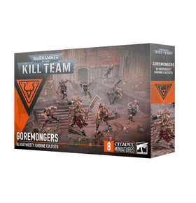 Games Workshop Kill Team Goremongers assembled miniatures ready for immersive skirmish battles.