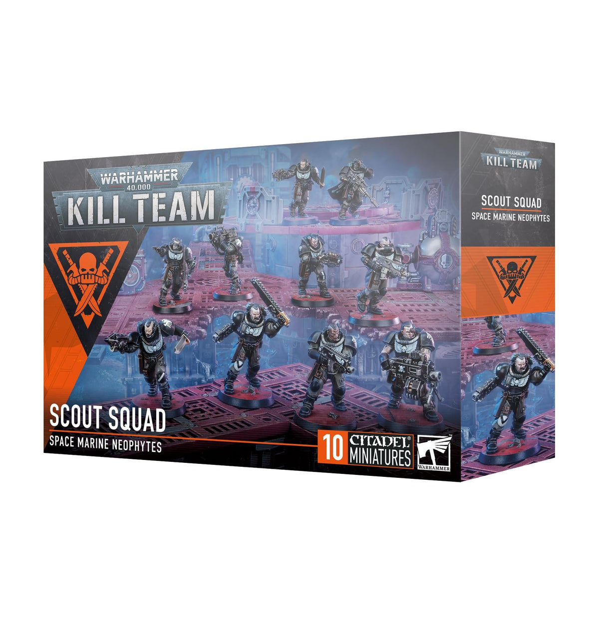 Games Workshop Kill Team Scout Squad miniatures ready for tabletop skirmishes and hobby painting