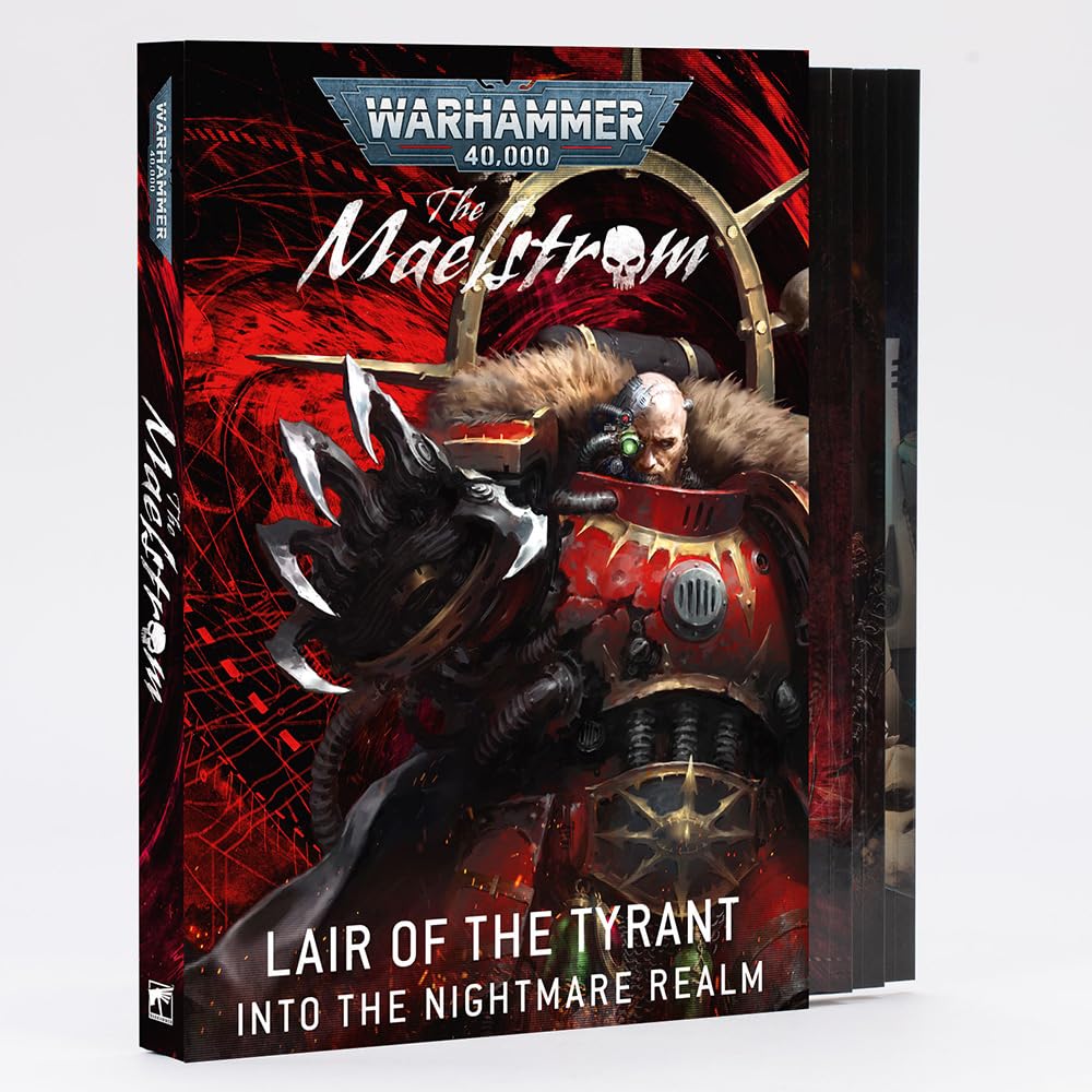 Games Workshop Warhammer 40,000 Maelstrom Lair of the Tyrant expansion slipcase for immersive campaign setup