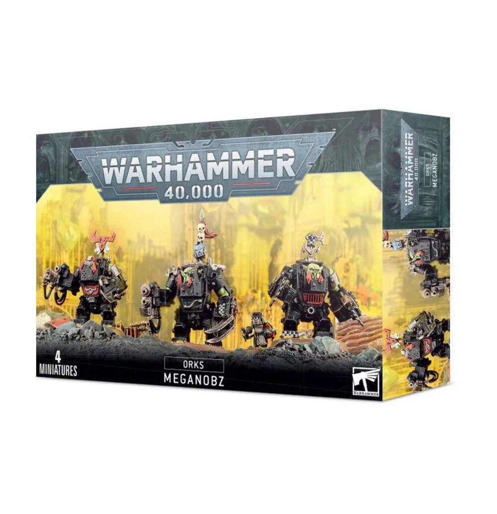 Games Workshop Ork Meganobz model ready for assembly and painting